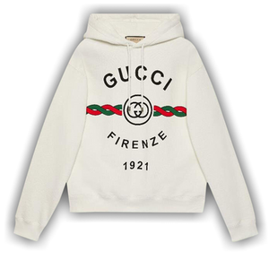 Gucci Firenze 1921 Hooded Sweatshirt 'White'