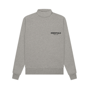 Fear of God Essentials Mockneck 'Dark Oatmeal'