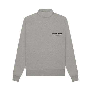 Fear of God Essentials Mockneck 'Dark Oatmeal'