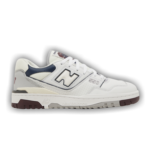 New Balance 550 'White Indigo Burgundy'