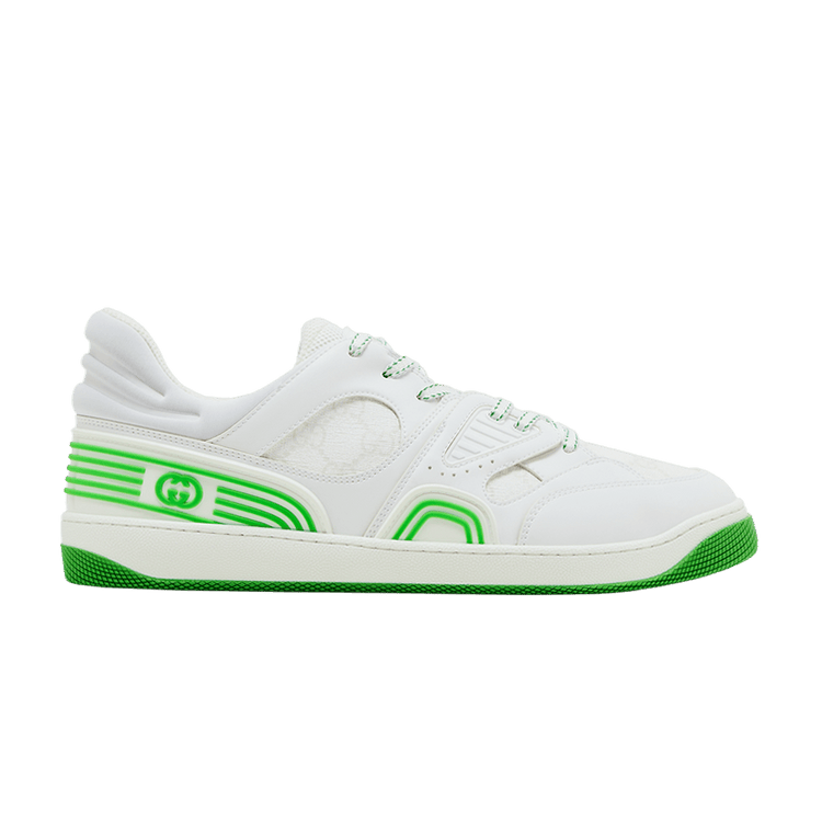Gucci Basket Low 'White Demetra Green' 698785 2SHG0 9089