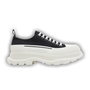 Alexander McQueen Tread Slick Lace Up 'Black White'