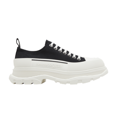 Alexander McQueen Tread Slick Lace Up 'Black White'