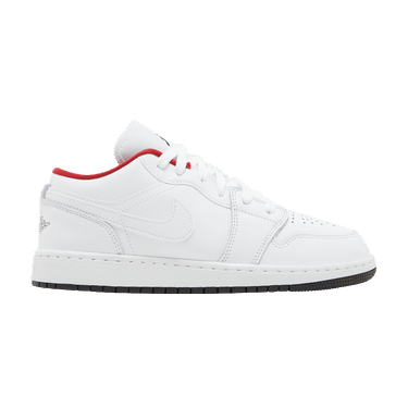 Air Jordan 1 Low GS 'White Gym Red'