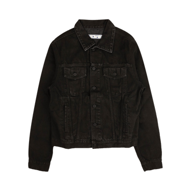 Off-White Agreement Slim Denim Jacket 'Black'