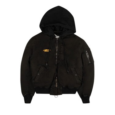 Off-White Stencil Vintage Bomber 'Black'