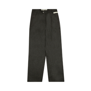 Off-White Twill Pleat Tailored Pants 'Grey'