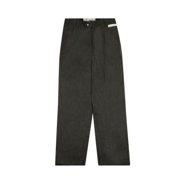 Off-White Twill Pleat Tailored Pants 'Grey'