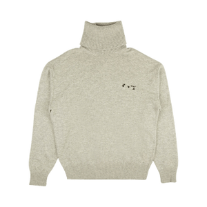 Off-White Logo Cashmere Turtleneck 'Grey'
