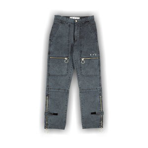 Off-White Logo Slim Cargo Pants 'Blue'