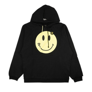 Raf Simons Smiley 50 Anniversary Oversize Graphic Hoodie 'Black'