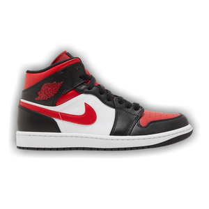 Air Jordan 1 Mid 'Bred Toe'