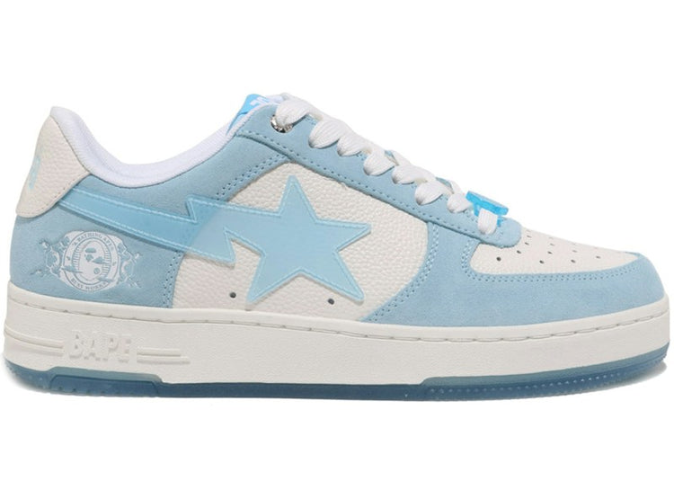 A Bathing Ape Bape Sta Low M2 Icy Bape White Blue 0ZXSHM001911Q
