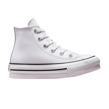 Converse Chuck Taylor All Star Lift Platform Leather High Kids 'White Natural Ivory'