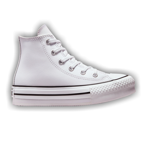 Converse Chuck Taylor All Star Lift Platform Leather High Kids 'White Natural Ivory'