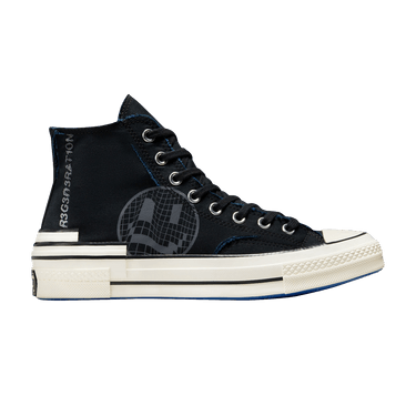 Converse Chuck 70 Hacked Heel High 'Tear Away - Black Blue'