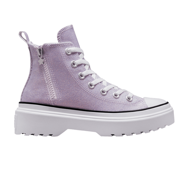 Converse Chuck Taylor All Star Lugged Lift Platform High GS 'Vapor Violet Glitter' A03009C