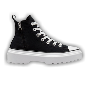 Converse Chuck Taylor All Star Lugged Lift Platform High GS 'Black White'