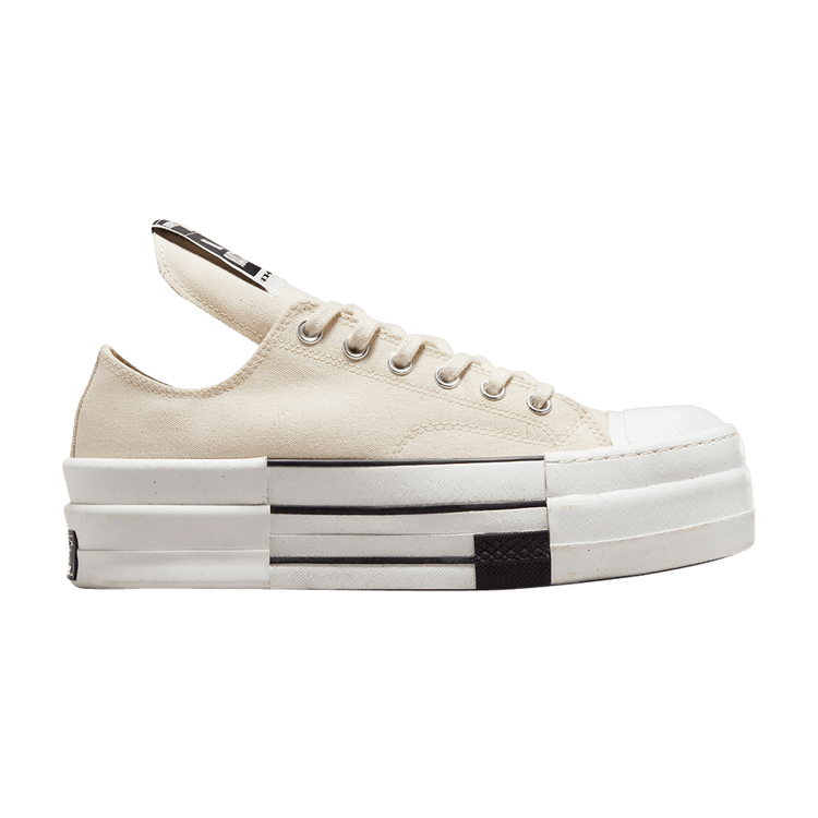 Rick Owens x Converse DRKSHDW DBL DRKSTAR Chuck 70 Low 'Natural Ivory' A04955C