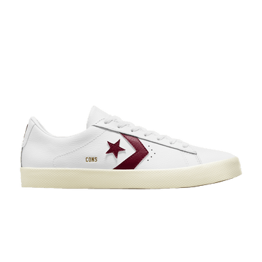 Converse Pro Leather Vulc Pro 'White Deep Bordeaux'