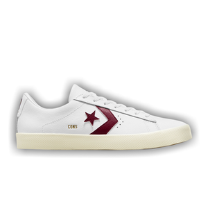 Converse Pro Leather Vulc Pro 'White Deep Bordeaux'