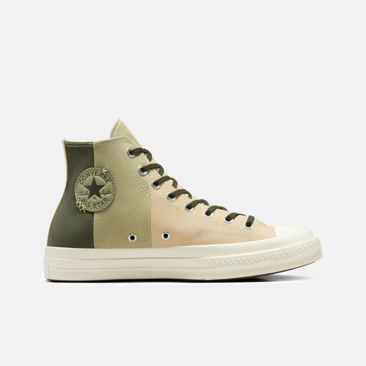 Converse Chuck 70 High 'Patchwork Suede - Nutty Granola Green'
