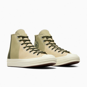 Converse Chuck 70 High 'Patchwork Suede - Nutty Granola Green'