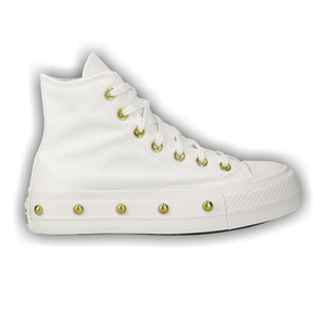 Converse Wmns Chuck Taylor All Star Studded Lift Platform 'White Gold'