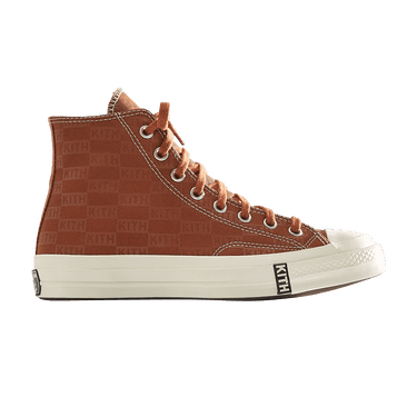 Kith x Converse Chuck 70 High 'Gingerbread Monogram'