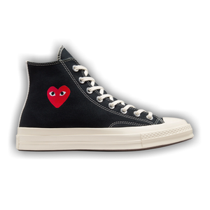 Comme des Garçons PLAY x Converse Chuck 70 High 'Single Heart - Black'