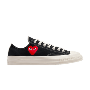 Comme des Garçons PLAY x Converse Chuck 70 Low 'Single Heart - Black'