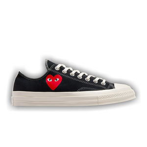 Comme des Garçons PLAY x Converse Chuck 70 Low 'Single Heart - Black'