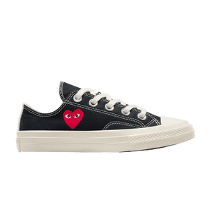 Comme des Garçons PLAY x Converse Chuck 70 Low PS 'Single Heart - Black'