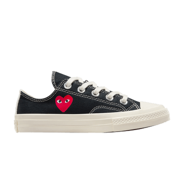 Comme des Garçons PLAY x Converse Chuck 70 Low PS 'Single Heart - Black'