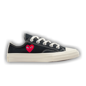 Comme des Garçons PLAY x Converse Chuck 70 Low PS 'Single Heart - Black'
