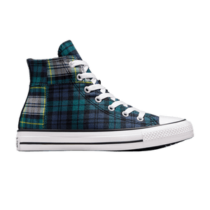 Converse Chuck Taylor All Star High GS 'Plaid - Dragon Scale Green'