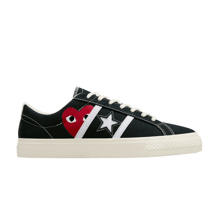 Comme des Garçons PLAY x Converse One Star Academy Pro 'Black Egret' A09870C