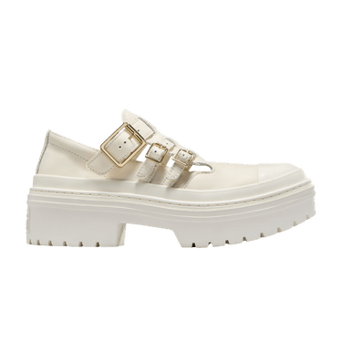 Converse Wmns Chuck Taylor All Star Lugged Heel Mary Jane Platform Low 'Egret Gold'
