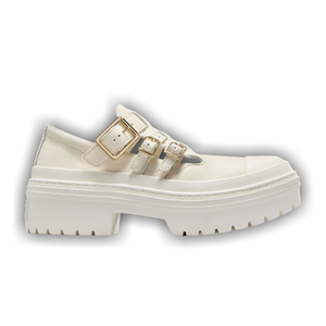 Converse Wmns Chuck Taylor All Star Lugged Heel Mary Jane Platform Low 'Egret Gold'