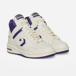 Converse Weapon Mid 'Vintage White Court Purple'