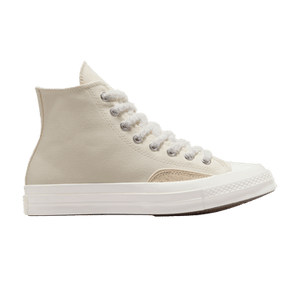 Converse Chuck 70 Luxe High 'Light Dune Fuzzy Laces'