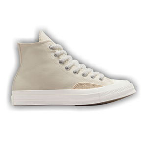 Converse Chuck 70 Luxe High 'Light Dune Fuzzy Laces'