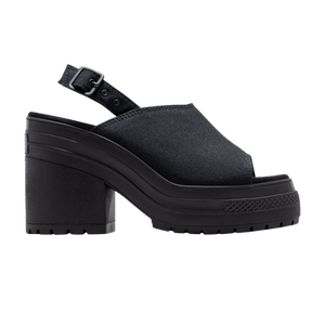 Converse Wmns Chuck 70 De Luxe Heel Platform Sandal 'Triple Black'