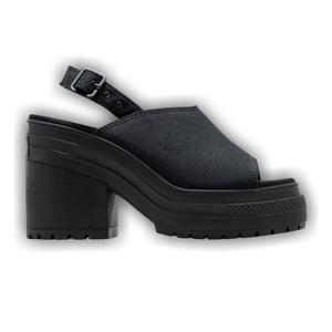 Converse Wmns Chuck 70 De Luxe Heel Platform Sandal 'Triple Black'