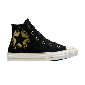 Converse Chuck Taylor All Star High PS 'Gold Stars - Black'