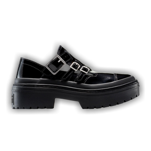 Converse Wmns Chuck Taylor All Star Lugged Heel Mary Jane Platform Low 'Black'