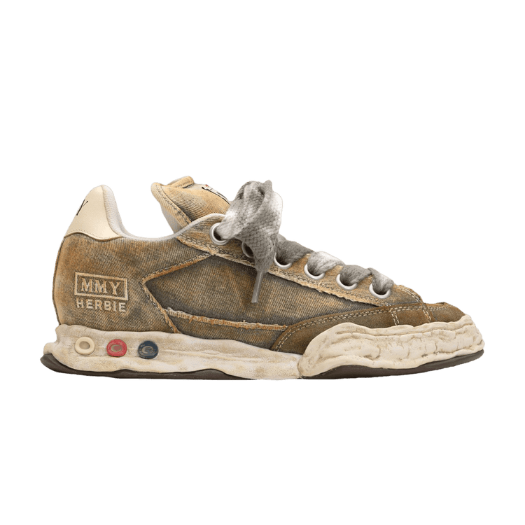 Maison Mihara Yasuhiro Herbie Puffer OG Sole Washed Denim Low 'Green' A13FW720 GRN