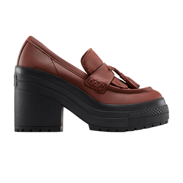 Converse Wmns Chuck 70 De Luxe Heel Loafer Platform Low 'Dark Roast'