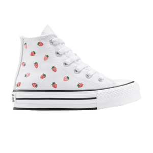Converse Chuck Taylor All Star EVA Lift Platform High PS 'Embroidered Strawberries'