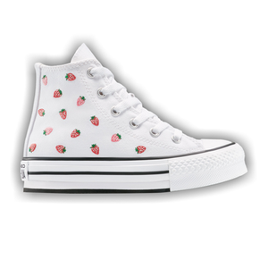Converse Chuck Taylor All Star EVA Lift Platform High PS 'Embroidered Strawberries'